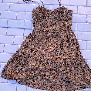 Forever 21 leopard print summer dress